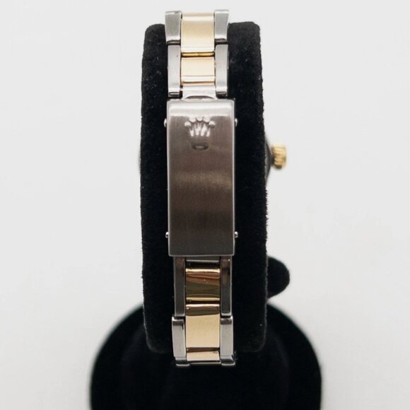 Rolex Ladies 2 Tone Gold Blue Face Watch - Picture 4 of 6